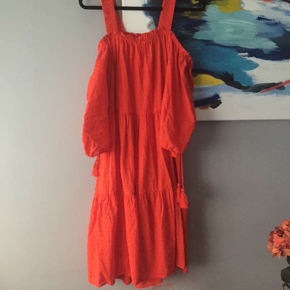 Red cotton boho sundress!